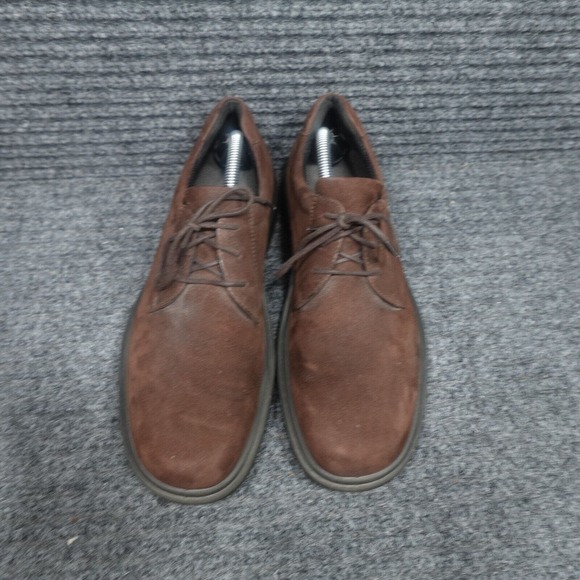 Ecco Shoes Mens 9 B Brown Suede Casual Oxford Shock Point Sneaker Career Office main image 4